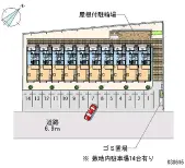 ★手数料０円★広島市安芸区中野東　月極駐車場（LP）